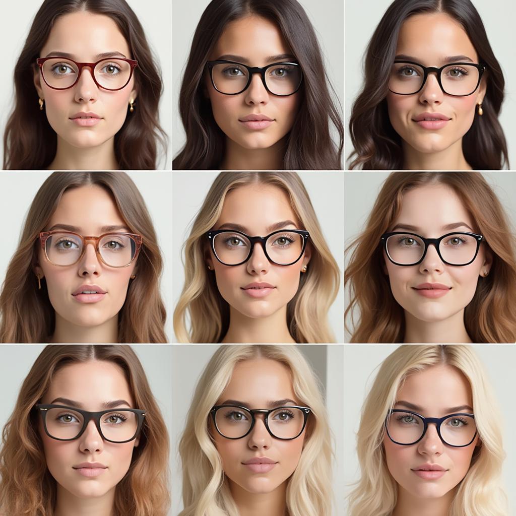 Matching Eyeglasses to Skin Tone and Hair Color