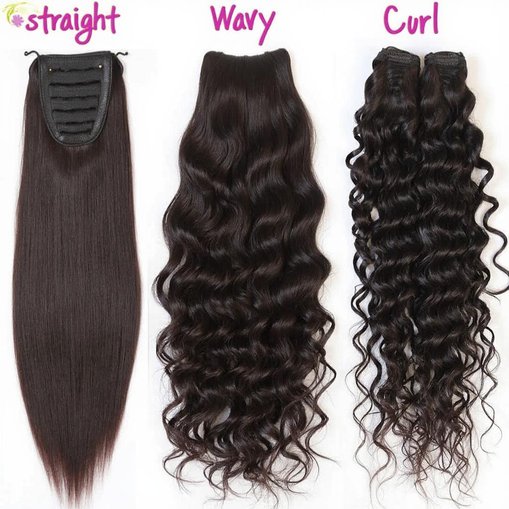 Miink Brazilian Hair Texture Variations