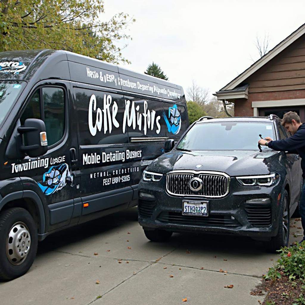 Mobile Car Detailing Service in Action