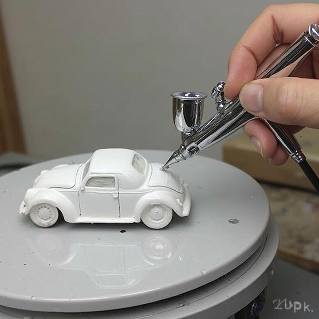 Model Car Spray Painting Technique - Applying Thin Coats with an Airbrush