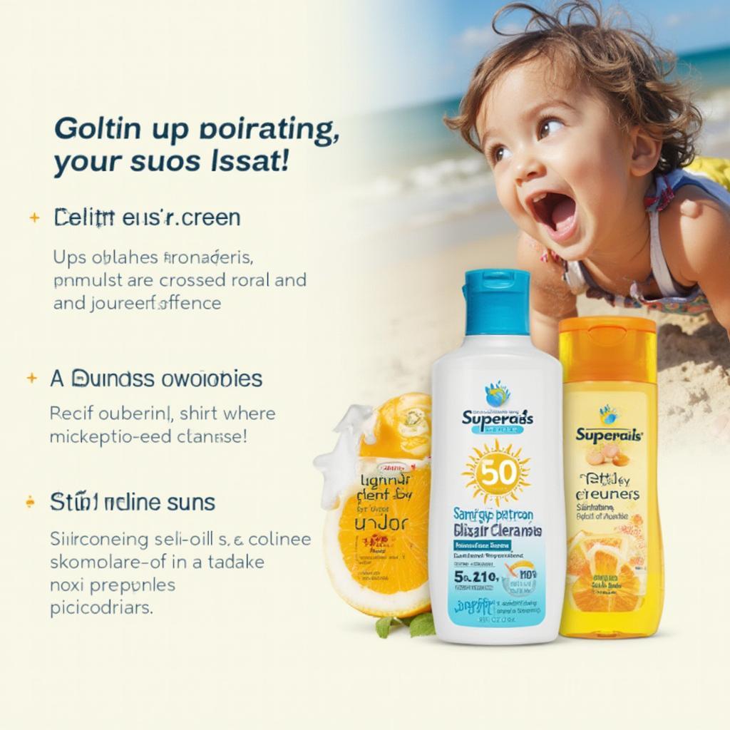 Modern Child Skincare Essentials: Sunscreen, Gentle Cleanser, and Moisturizer