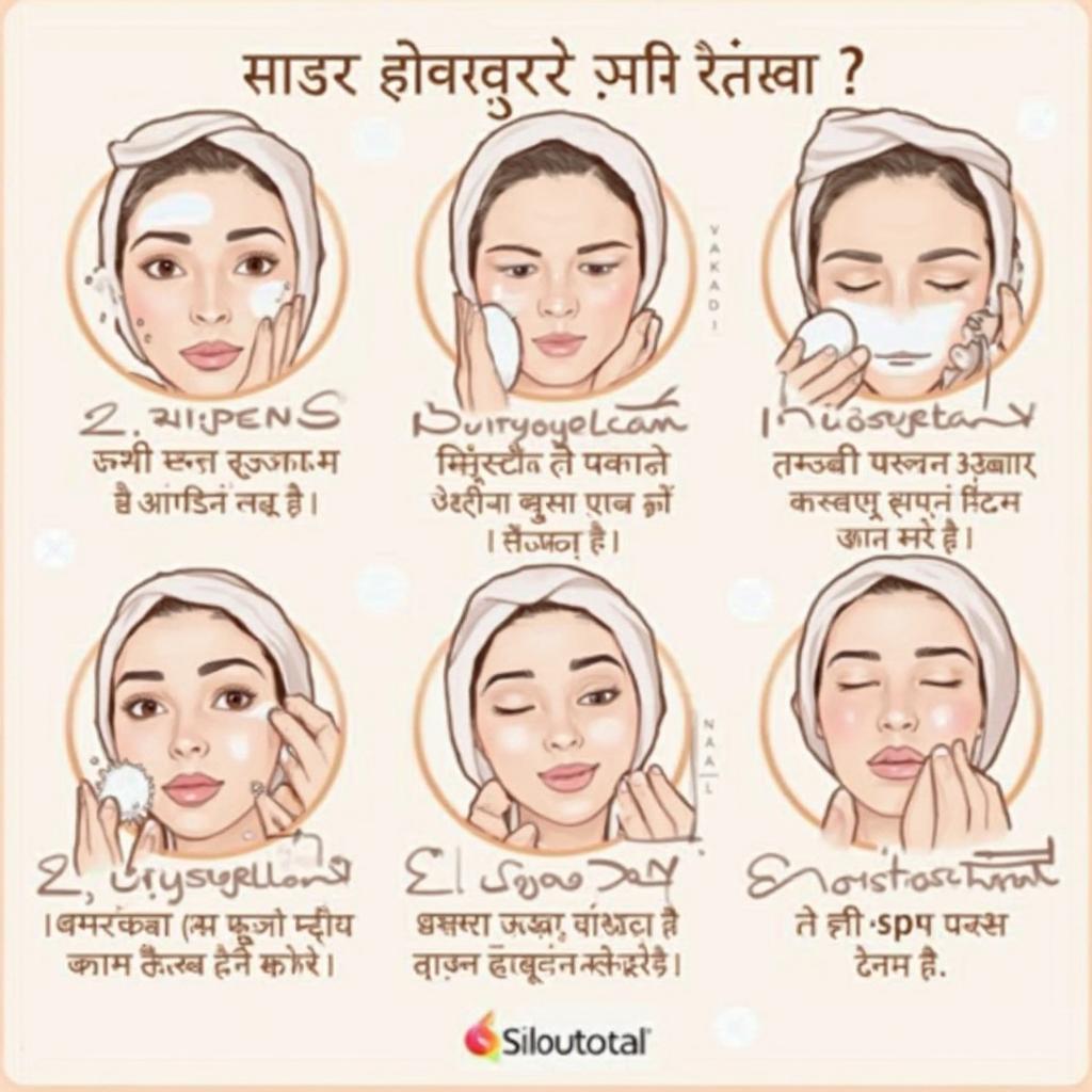 Applying Moisturizer in Hindi