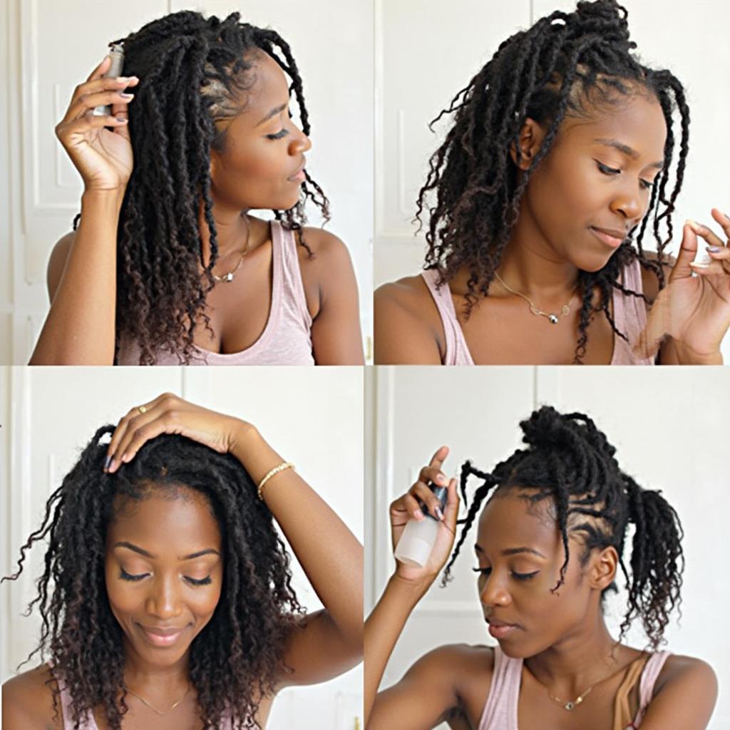 Moisturizing Kinky Twists for Growth