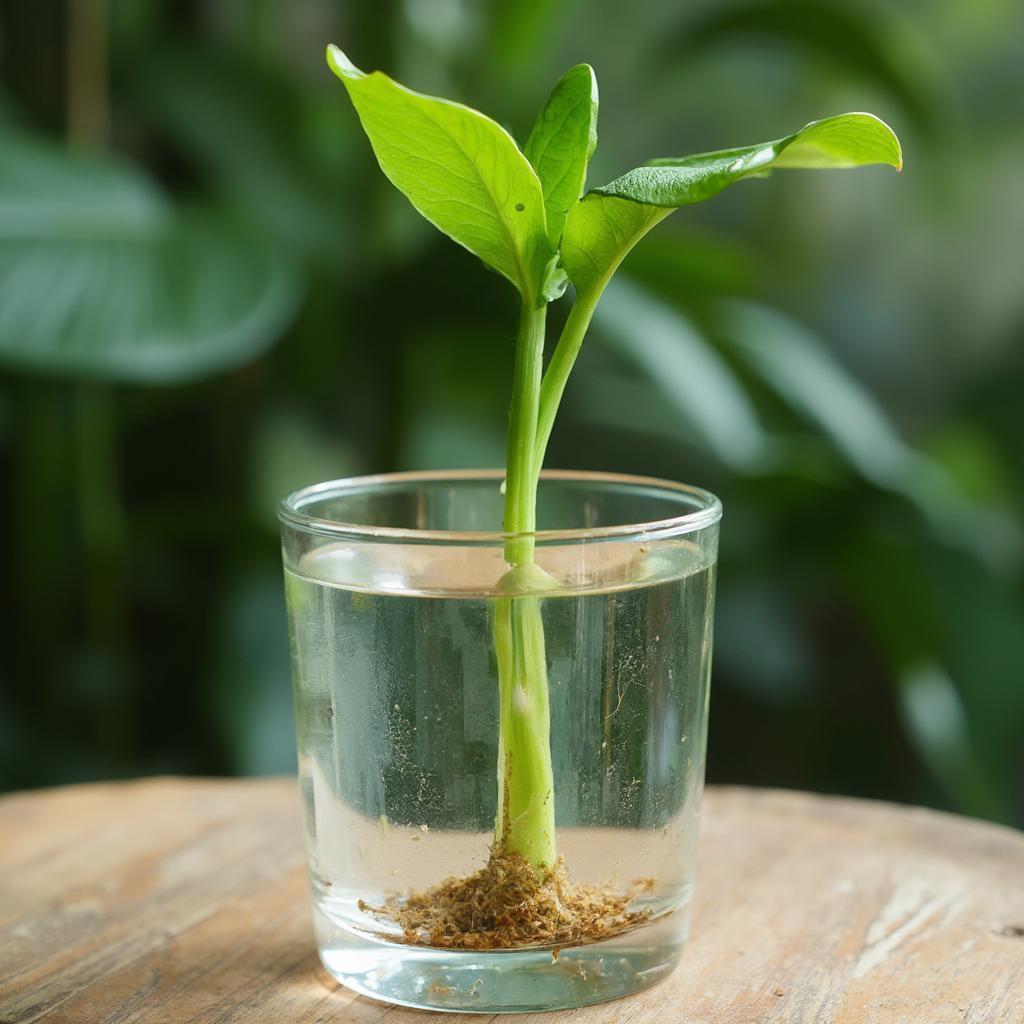 Propagating a Monstera plant