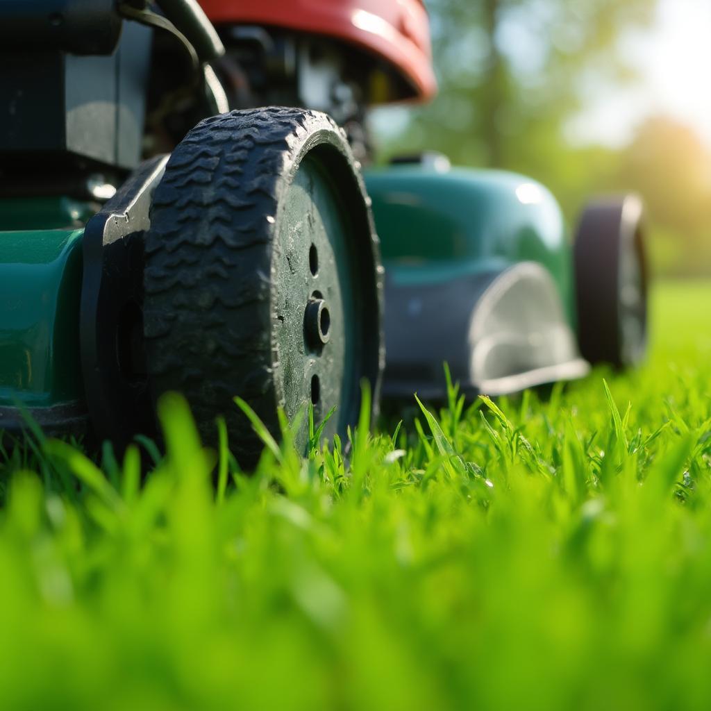 Mowing Lawn with Sharp Blades for Proper Lawn Care