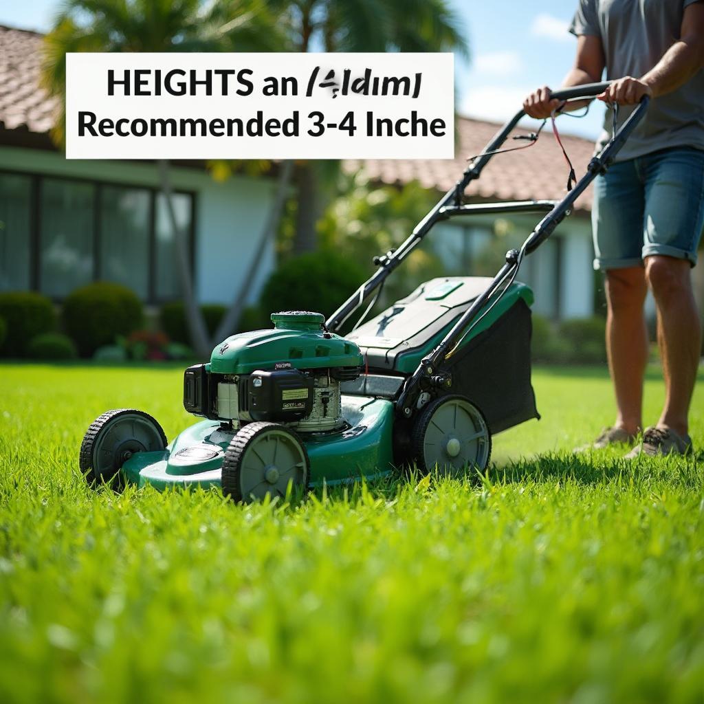 Proper Mowing Height for St. Augustinegrass in Miami