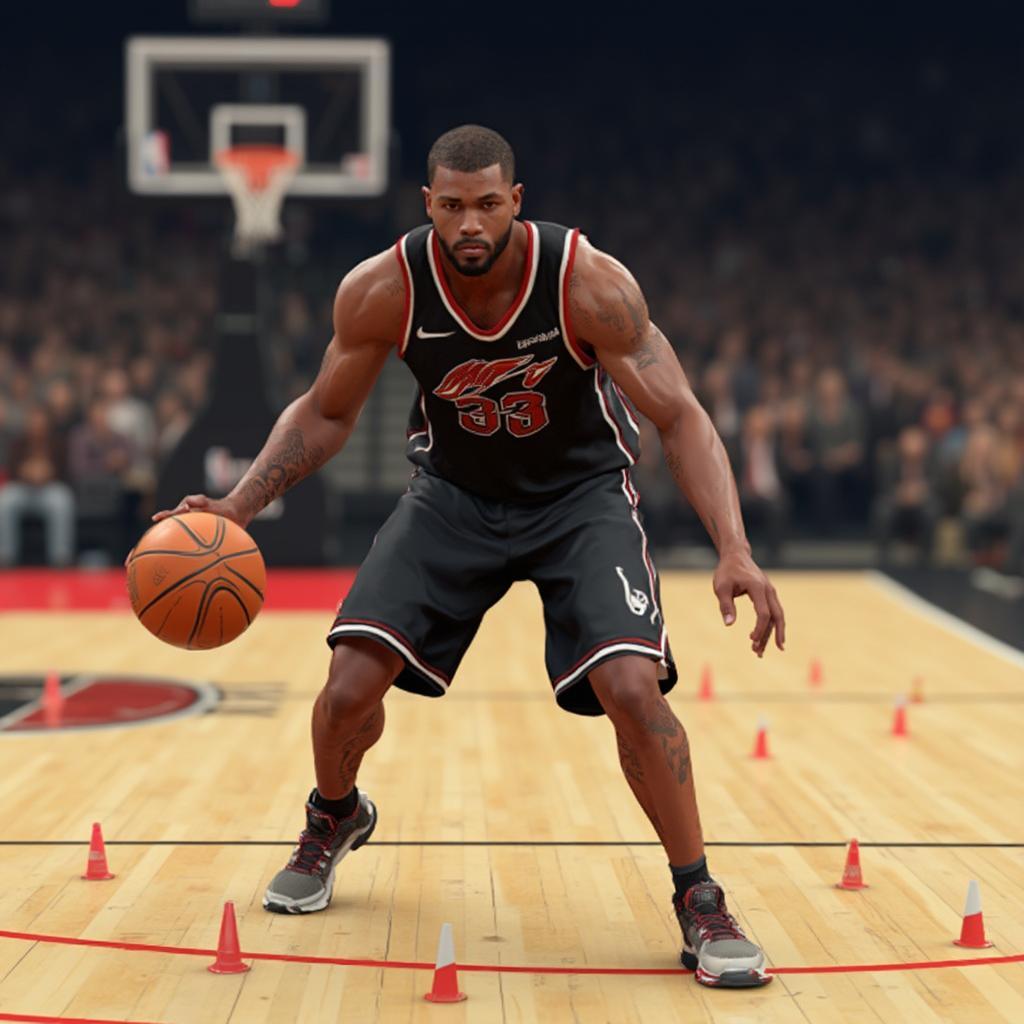 NBA 2K16 MyCareer Small Forward Dribbling Practice