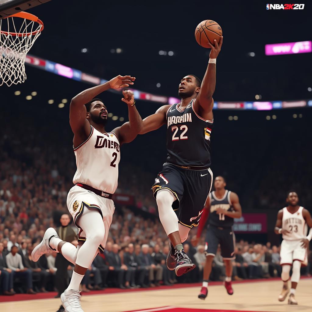 Intense Gameplay Action in NBA 2K20 MyCareer