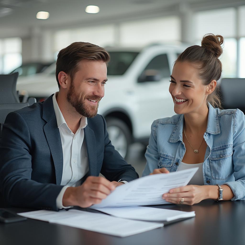 Negotiating at a car dealership