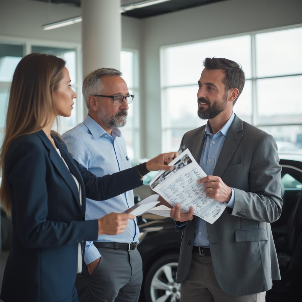 Negotiating the price of a used car