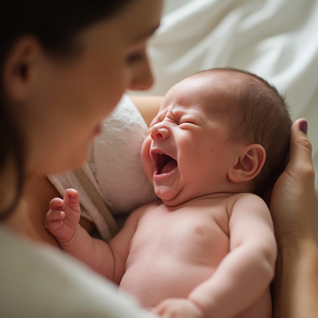 Soothing Techniques for a Newborn Baby Girl