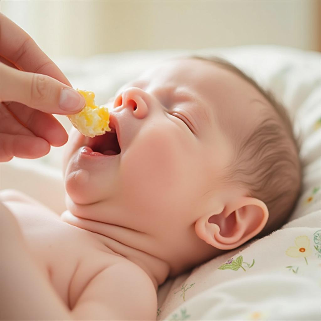 Newborn Baby Rooting for Food