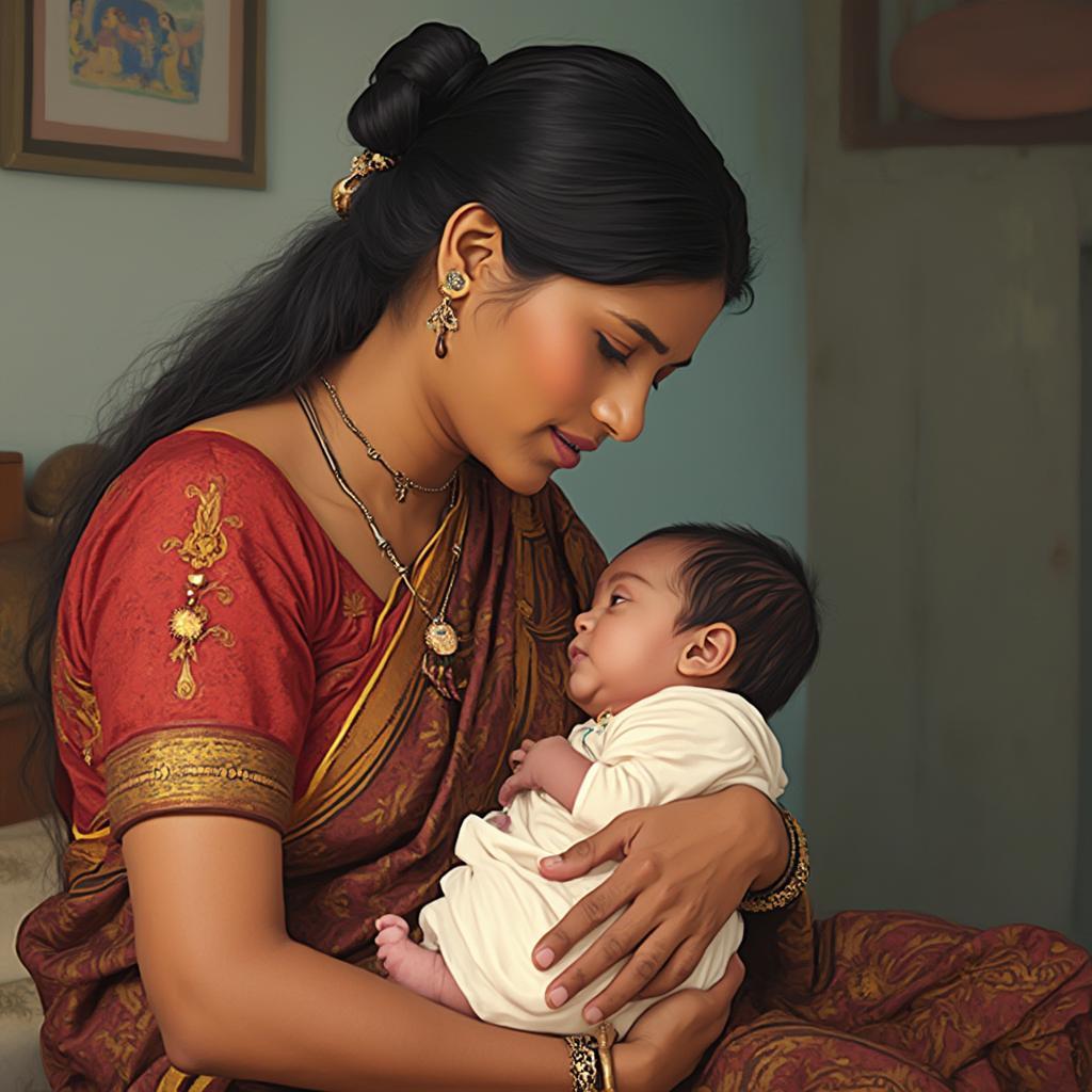 Newborn Baby Feeding in Tamil Culture