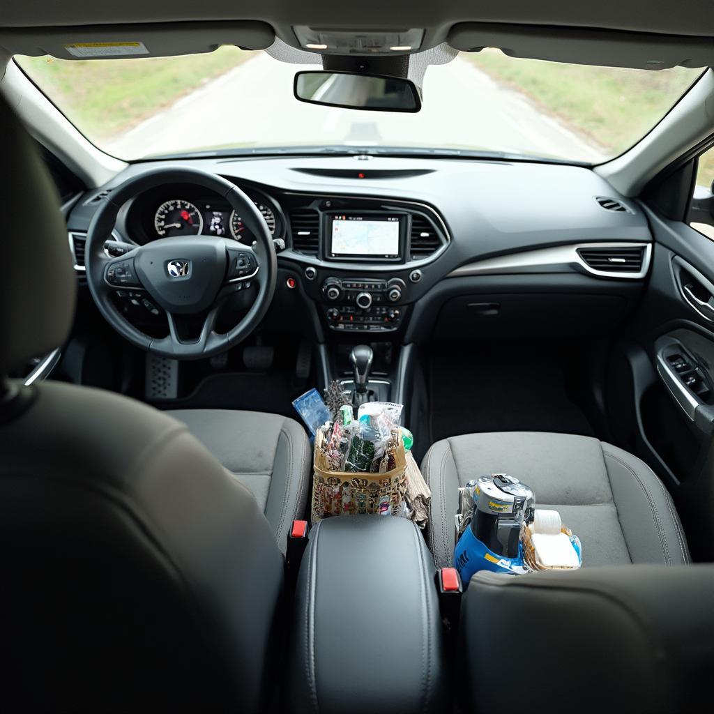 Organized Car Interior