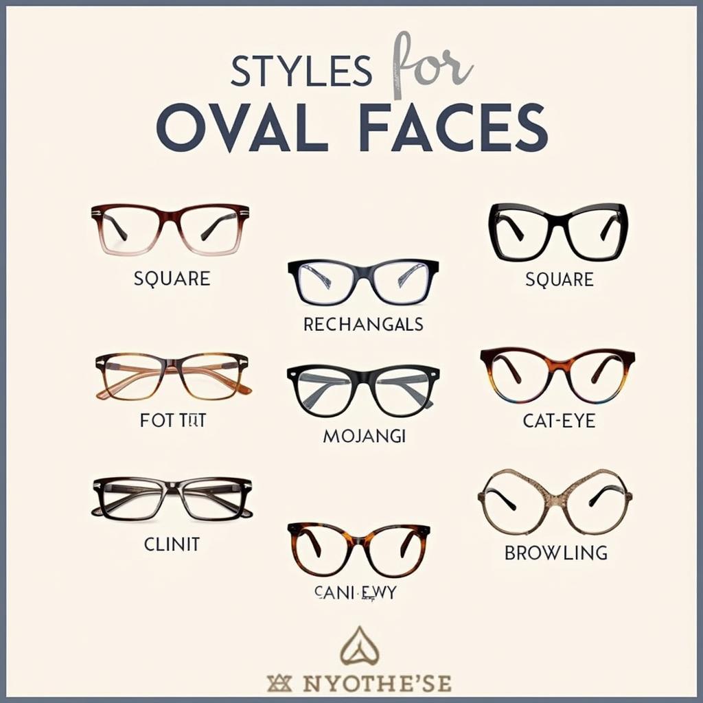 Eyeglass Styles for Oval Faces