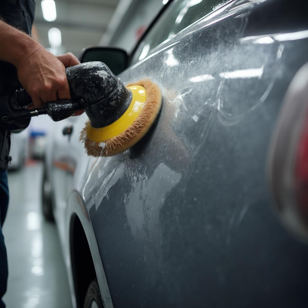 Paint Correction using a Dual Action Polisher