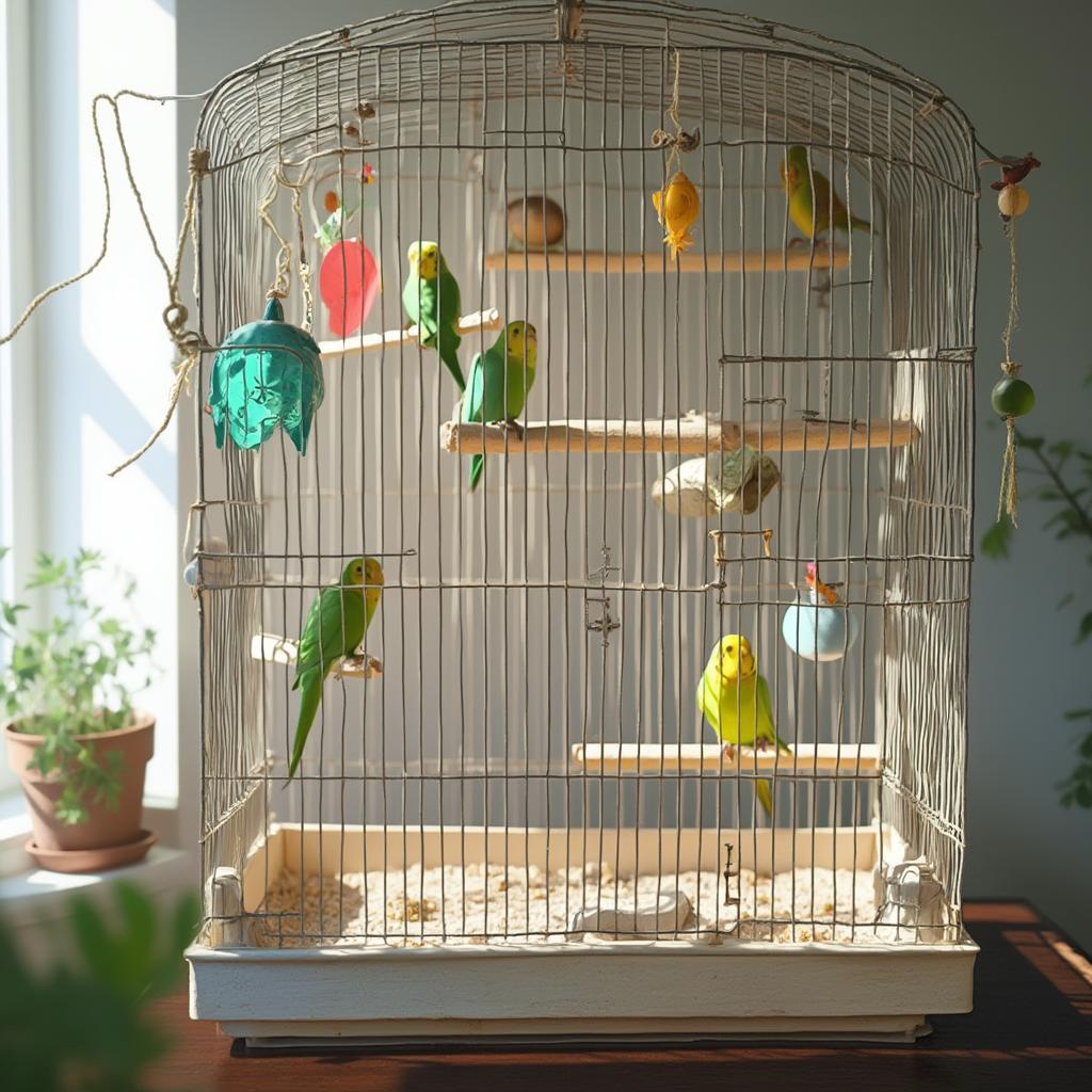 Ideal Parakeet Cage Setup