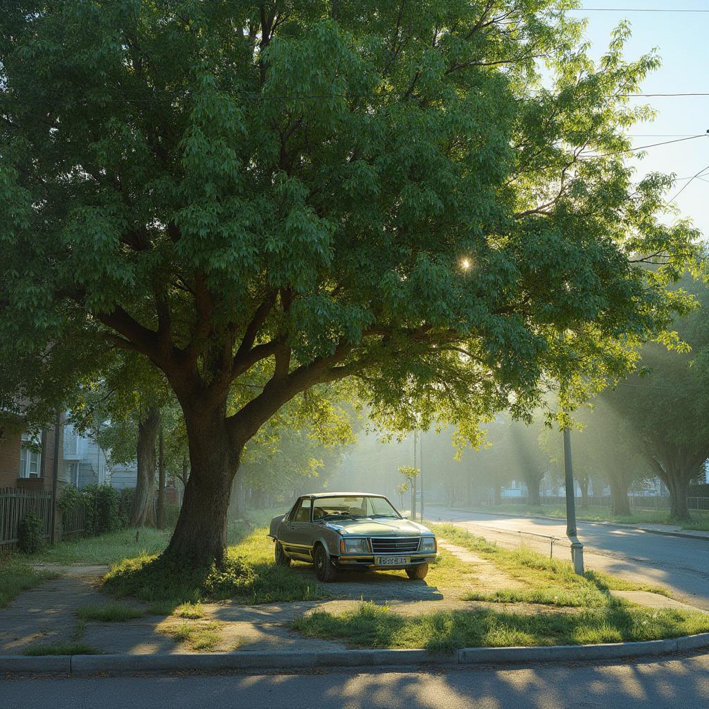 Parking in the Shade to Keep Your Car Cool