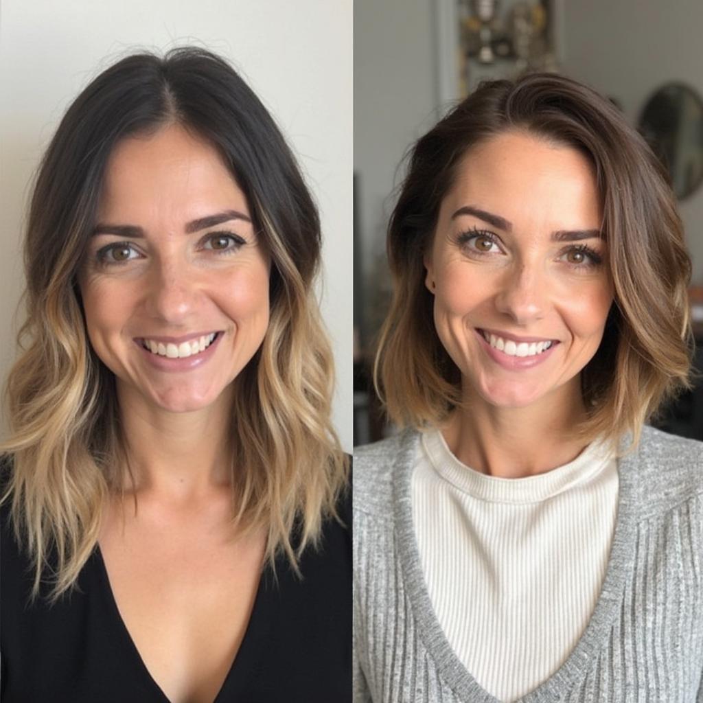 Achieving the Ideal Bob for a Round Face