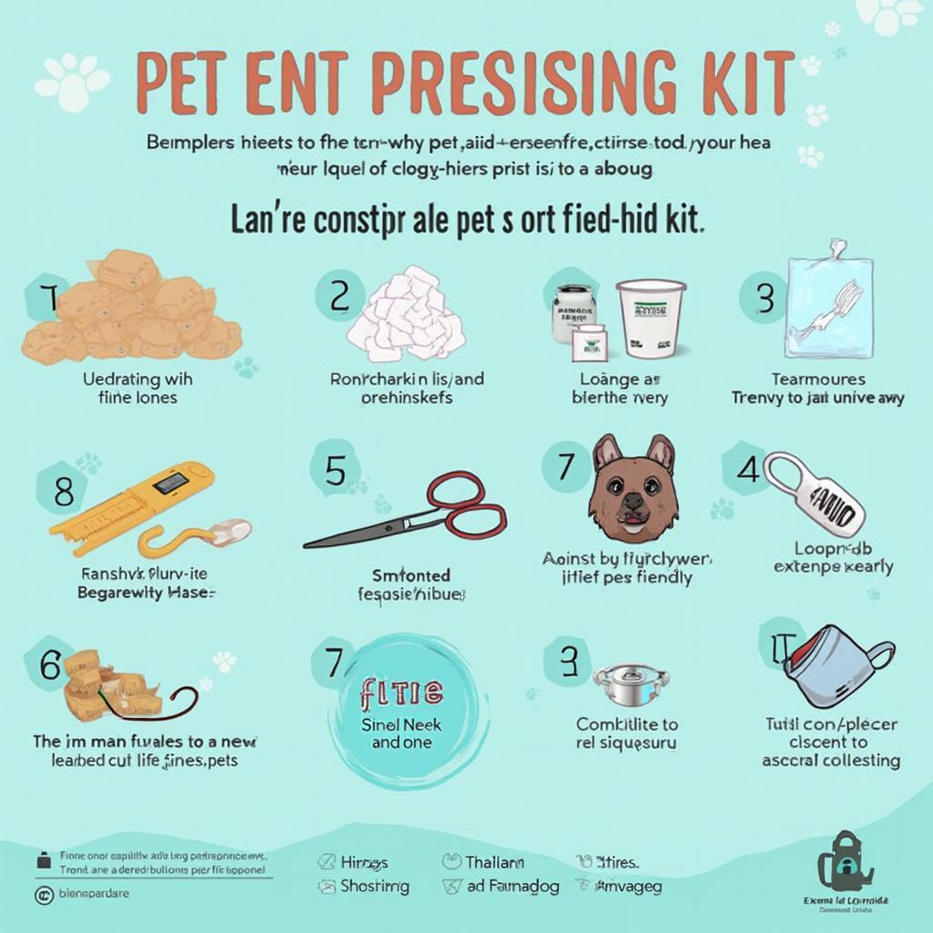 Contents of a Pet First Aid Kit