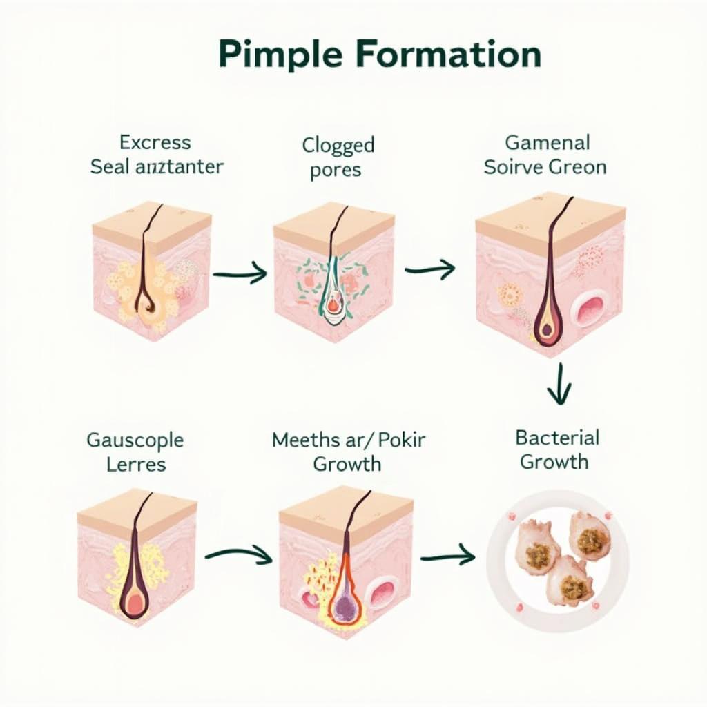 Pimple Formation Process