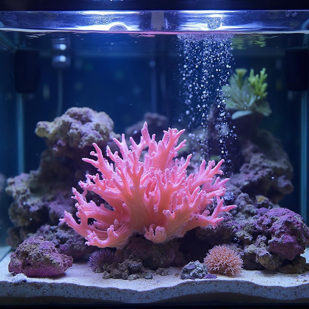 Ideal Placement of Pink Tip Torch Coral in a Reef Aquarium