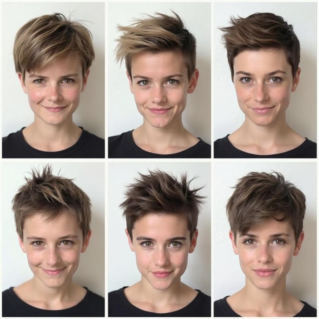 Pixie Cuts for Round Faces