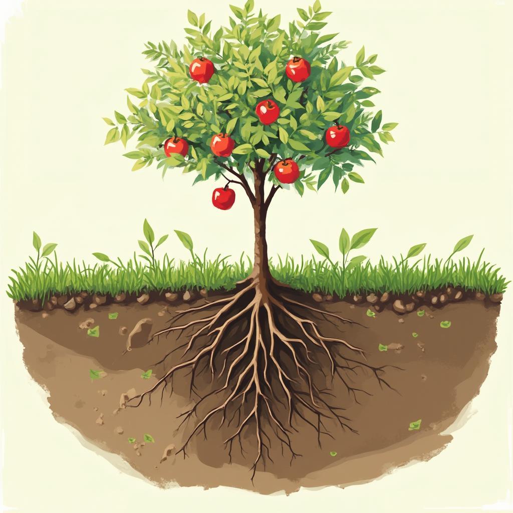 Planting an Apple Tree at the Correct Depth