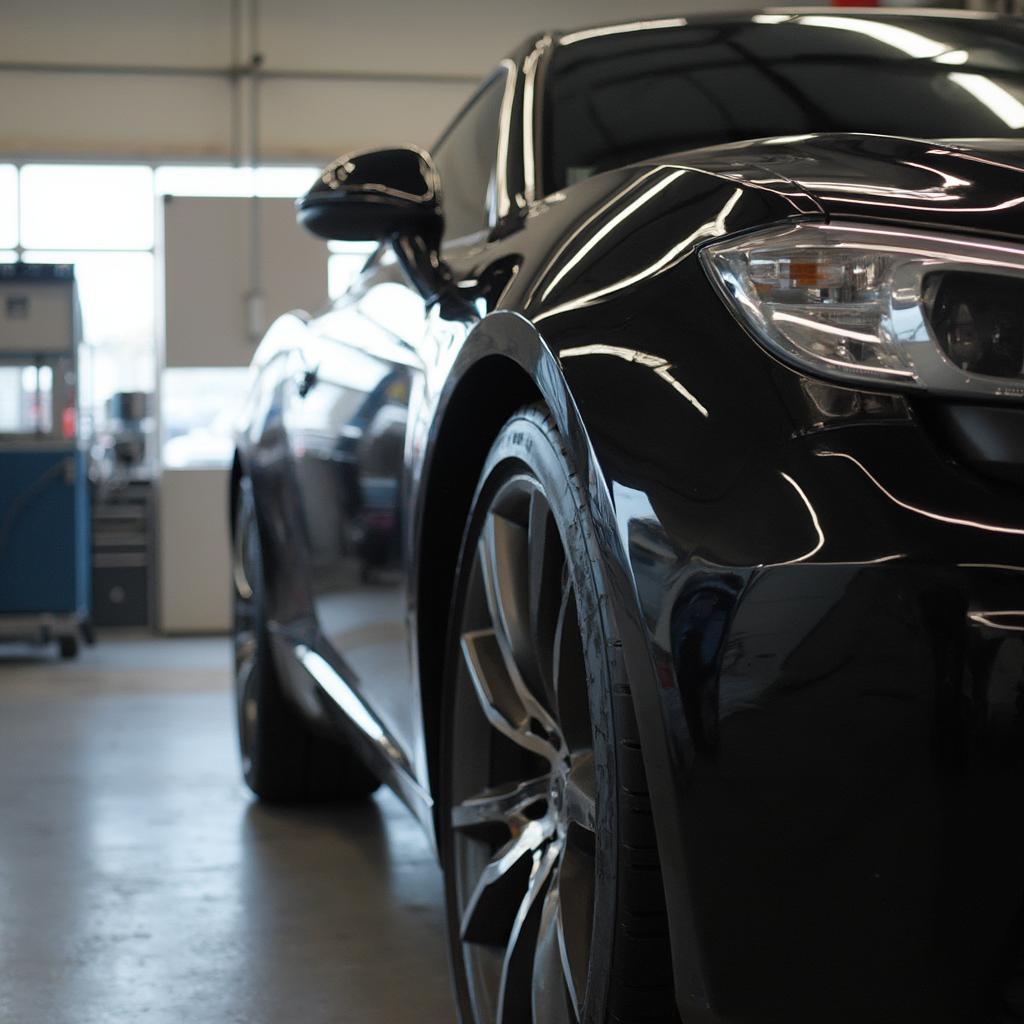 Car with Showroom Shine after Polishing