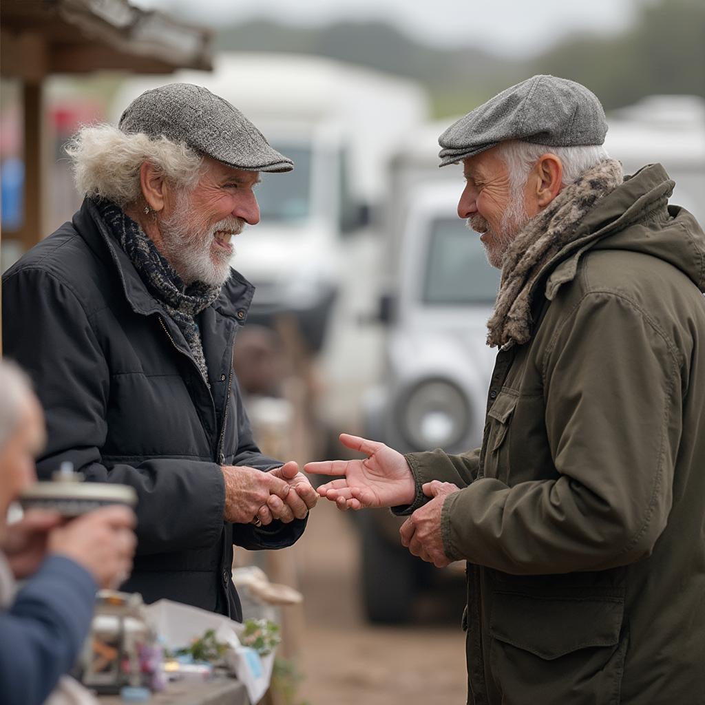 Haggling at Polmadie Car Boot Sale