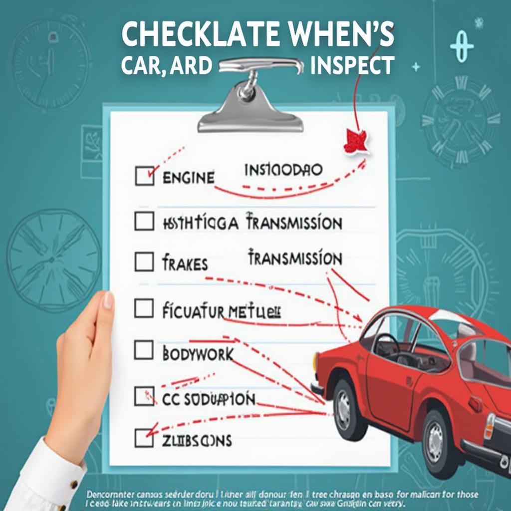 Pre-Purchase Car Inspection Checklist