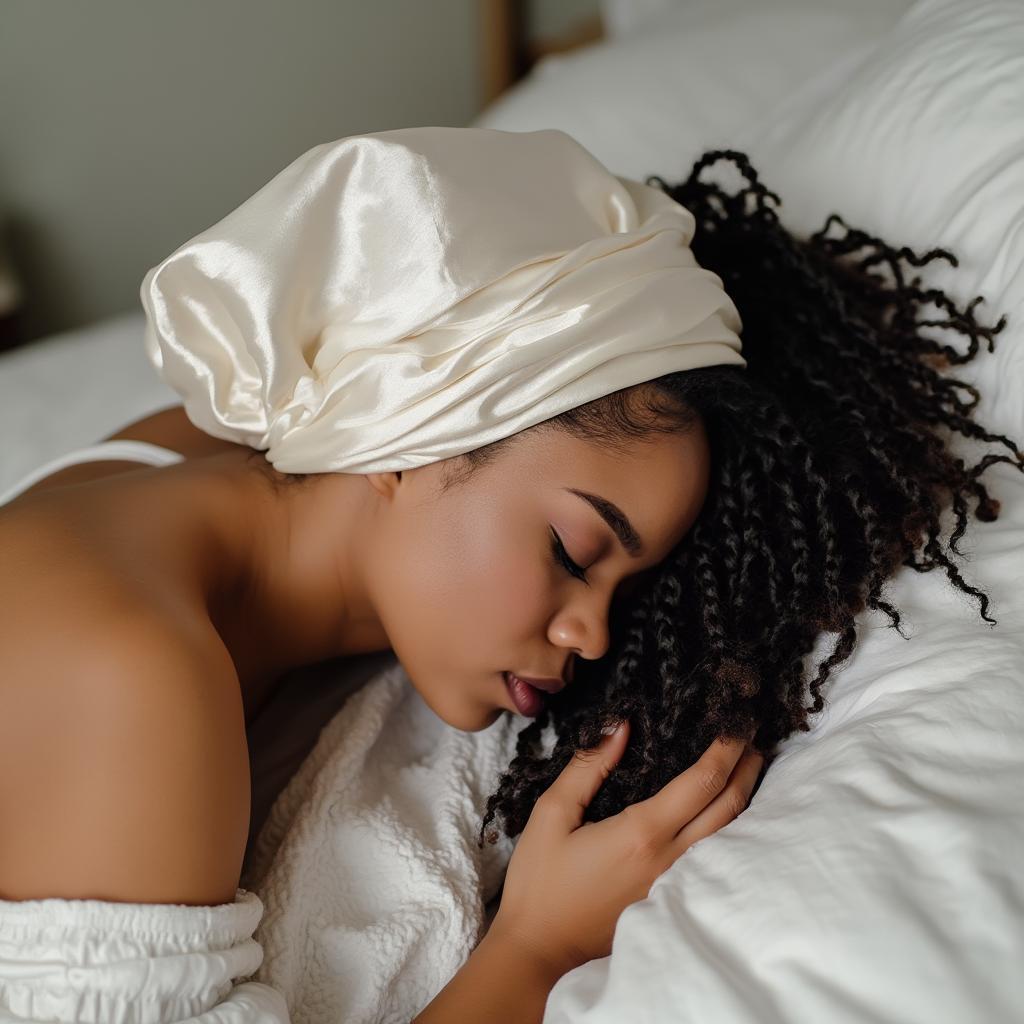 Protecting Micro Braids at Night with a Satin Bonnet