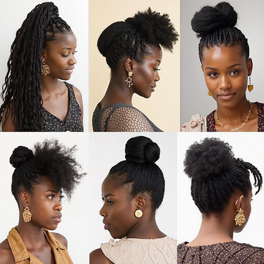 Various Protective Styles for Natural Black Hair