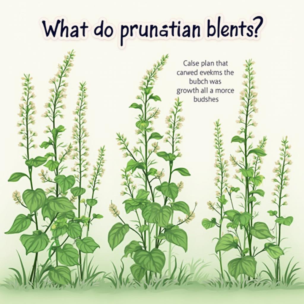 Pruning Salvia to Encourage Healthy Growth