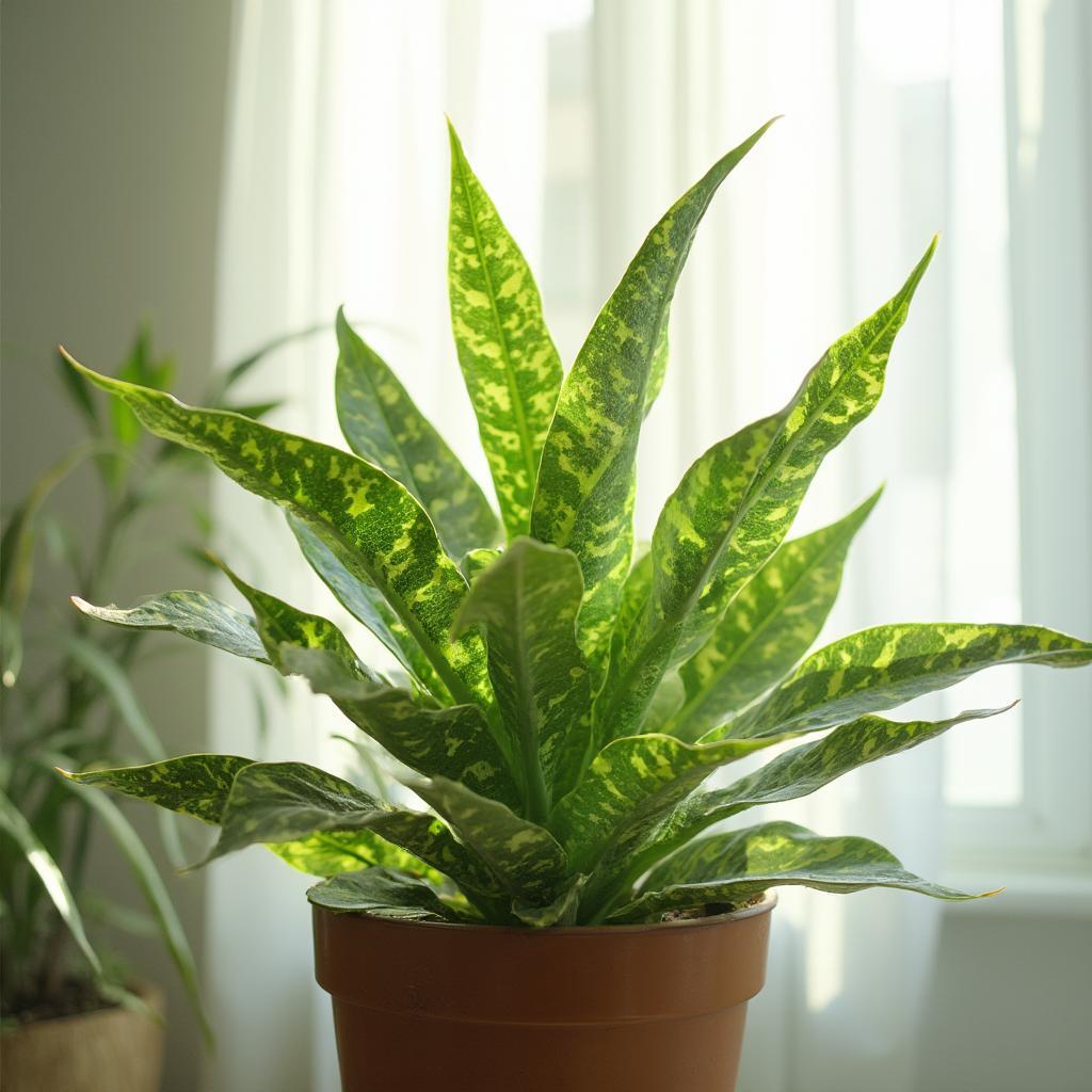 Rattlesnake Plant Thriving in Indirect Light