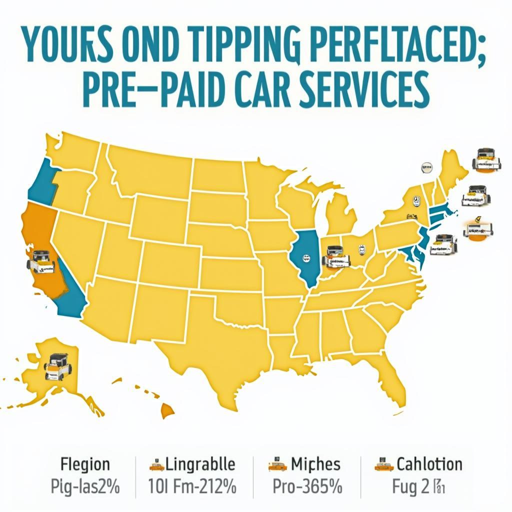 Regional tipping differences map