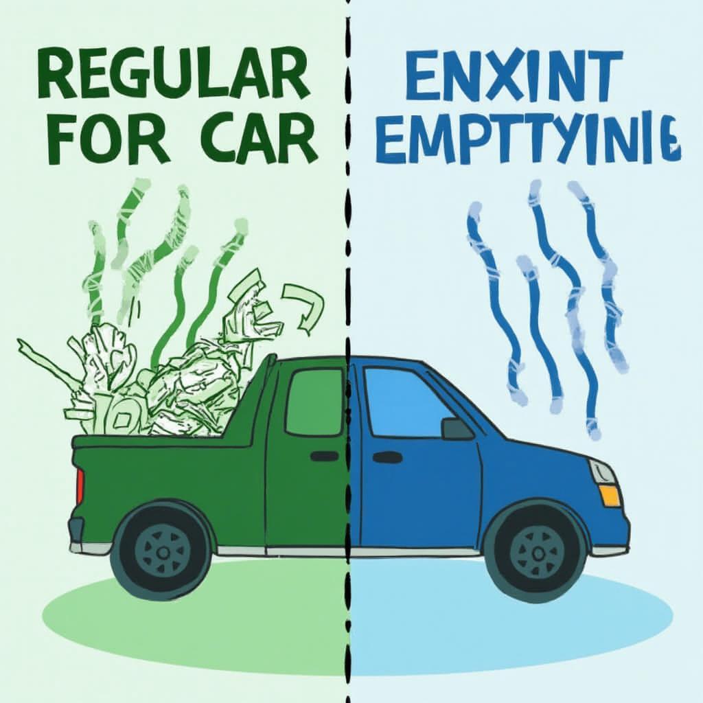 Maintaining a Clean Car Interior by Regularly Emptying Garbage Bins