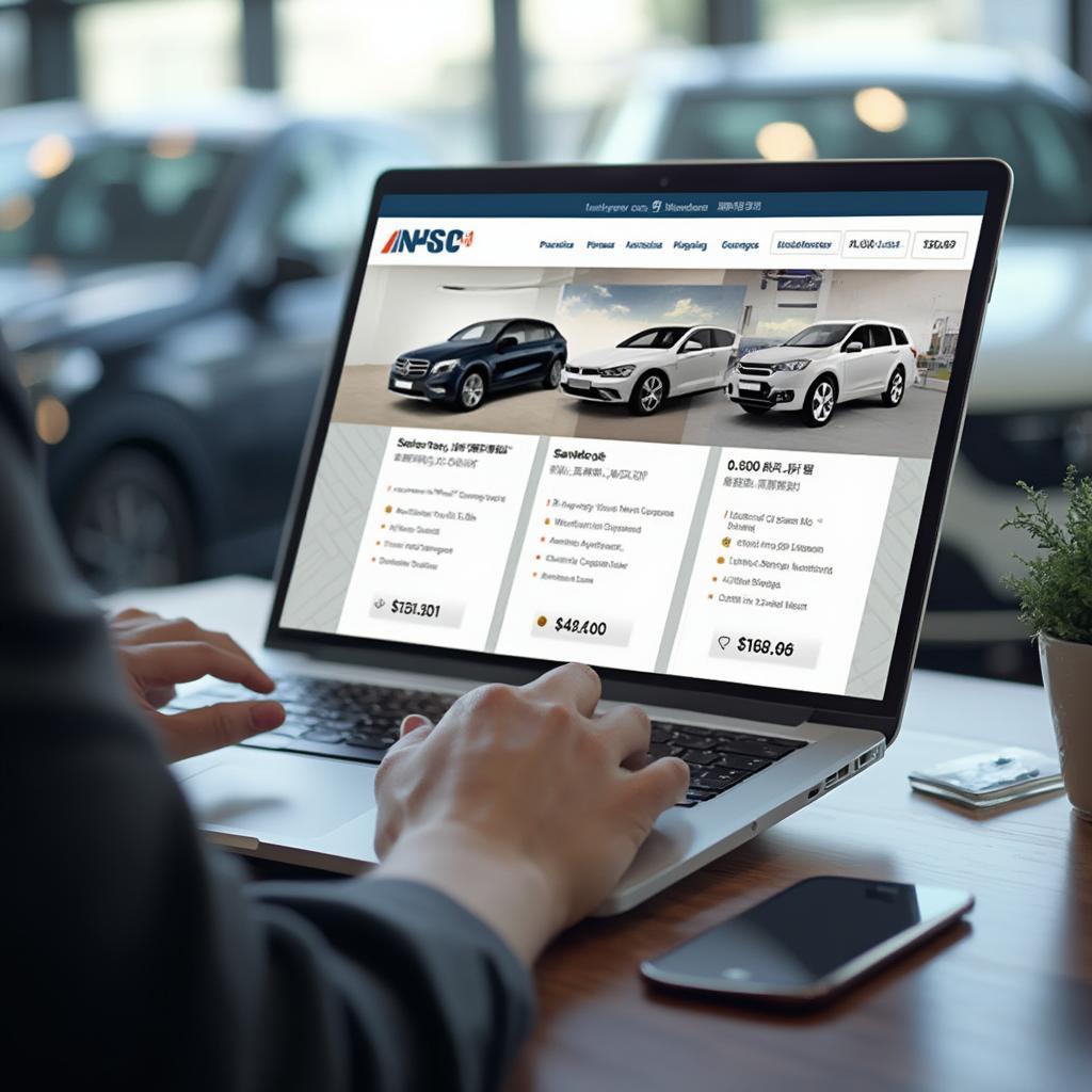 Researching Car Prices Online