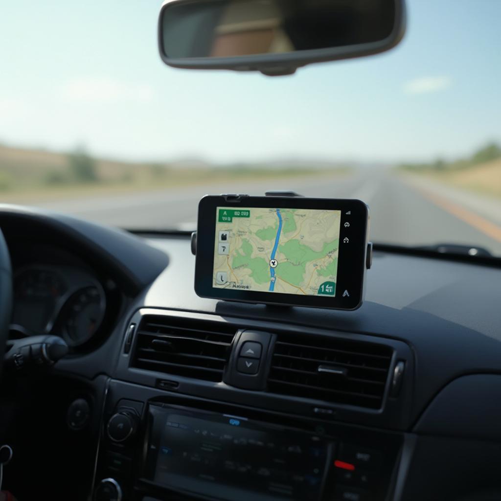 Using GPS Navigation During a Road Trip