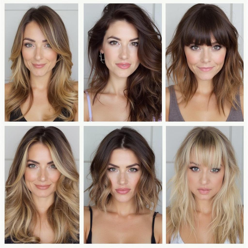 Hairstyle Ideas for Round Faces