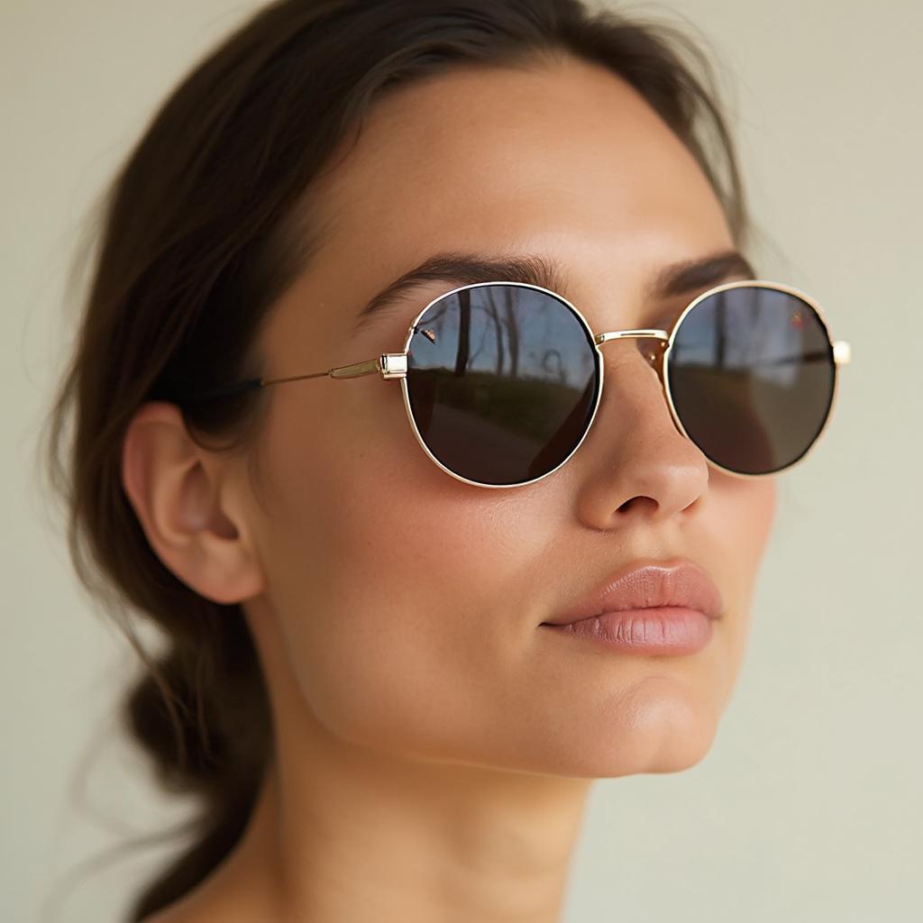 Round Sunglasses for a Square Face