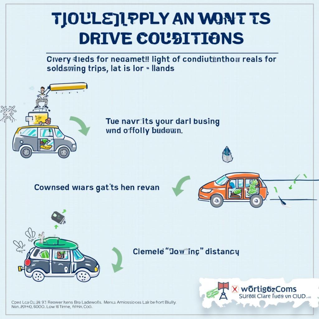 Safe driving techniques for navigating snowy and icy roads.