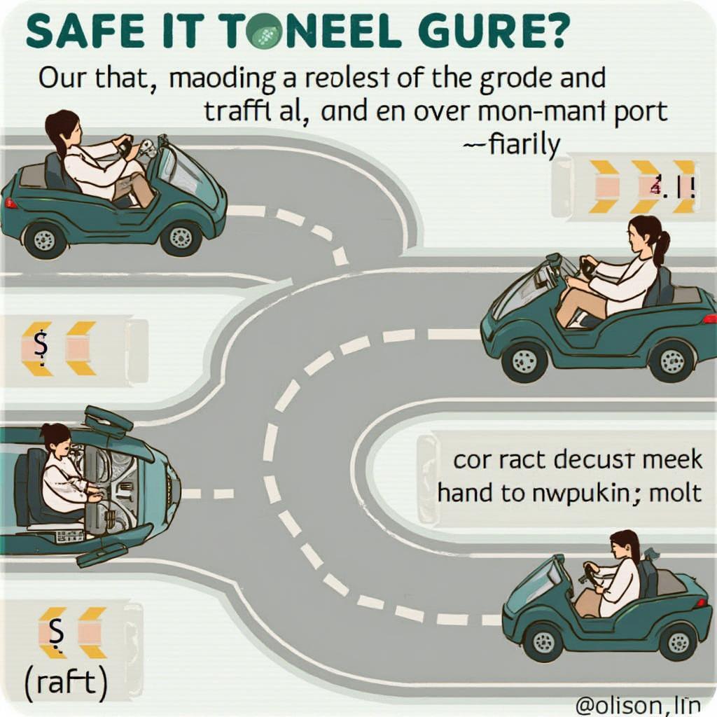 Safe driving practices for a three-wheel car