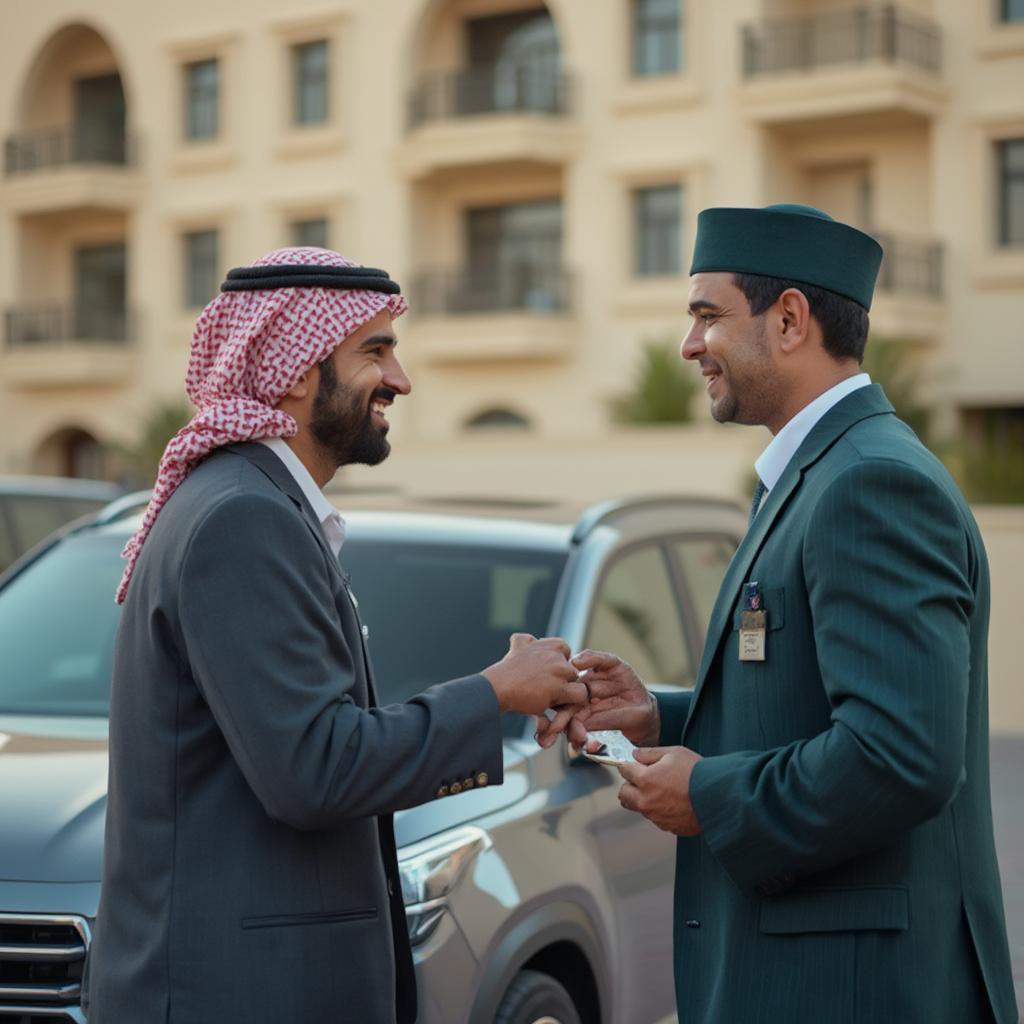 Valet Parking Tip in Saudi Arabia