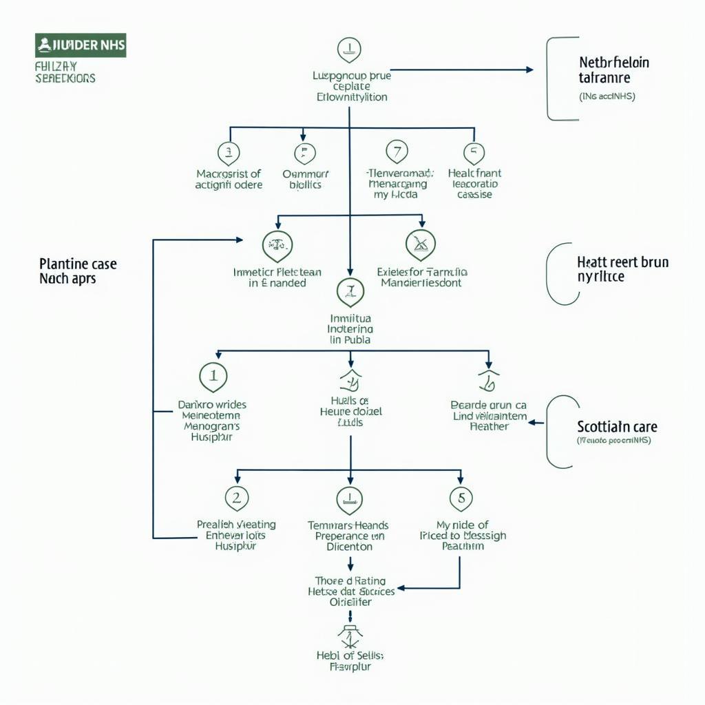 Scottish NHS Organizational Structure Chart