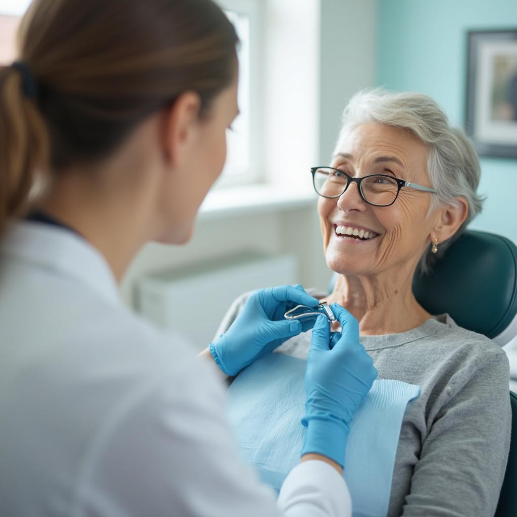 Senior Patient at the Dentist