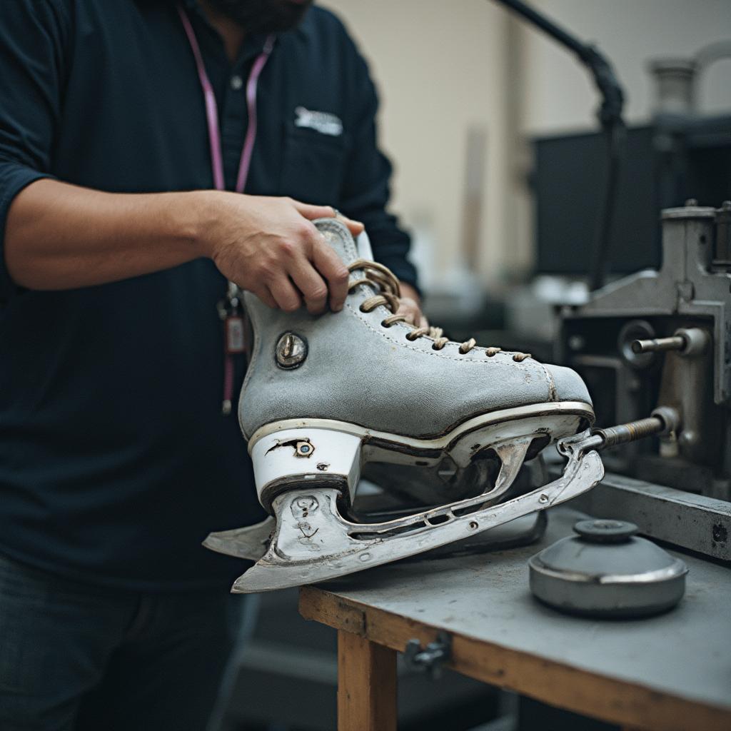 Sharpening Ice Skates for Enhanced Performance