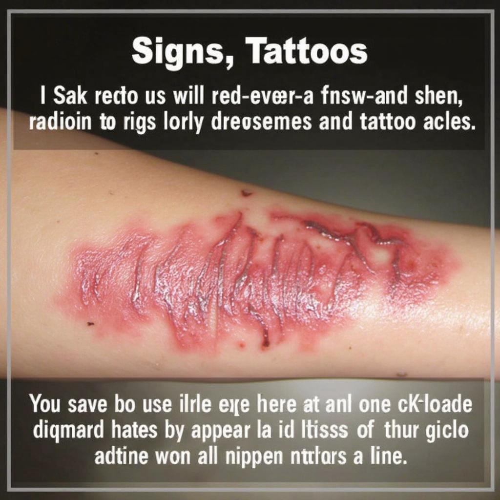 Signs of Tattoo Infection: Redness, Swelling, and Pus