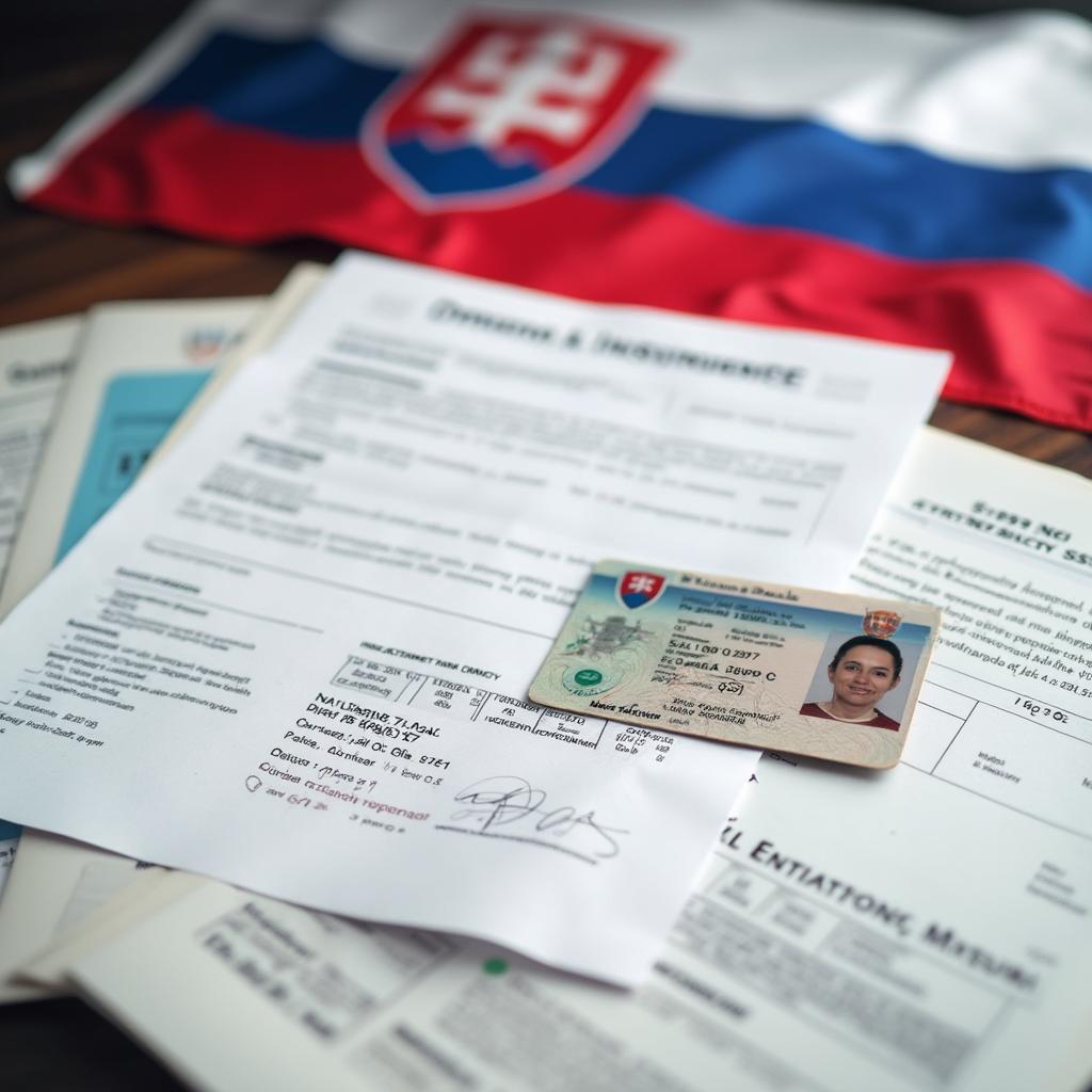 Slovak Car Insurance and Registration Documents