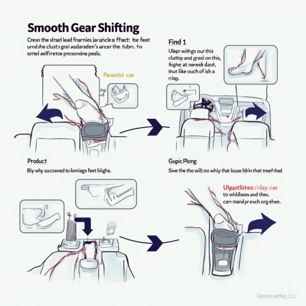 Manual car smooth gear shifting technique